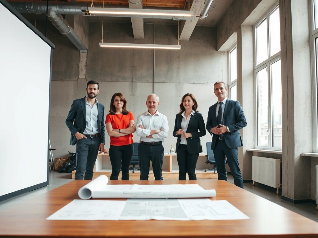 BuildCraftX team in Poblacion office