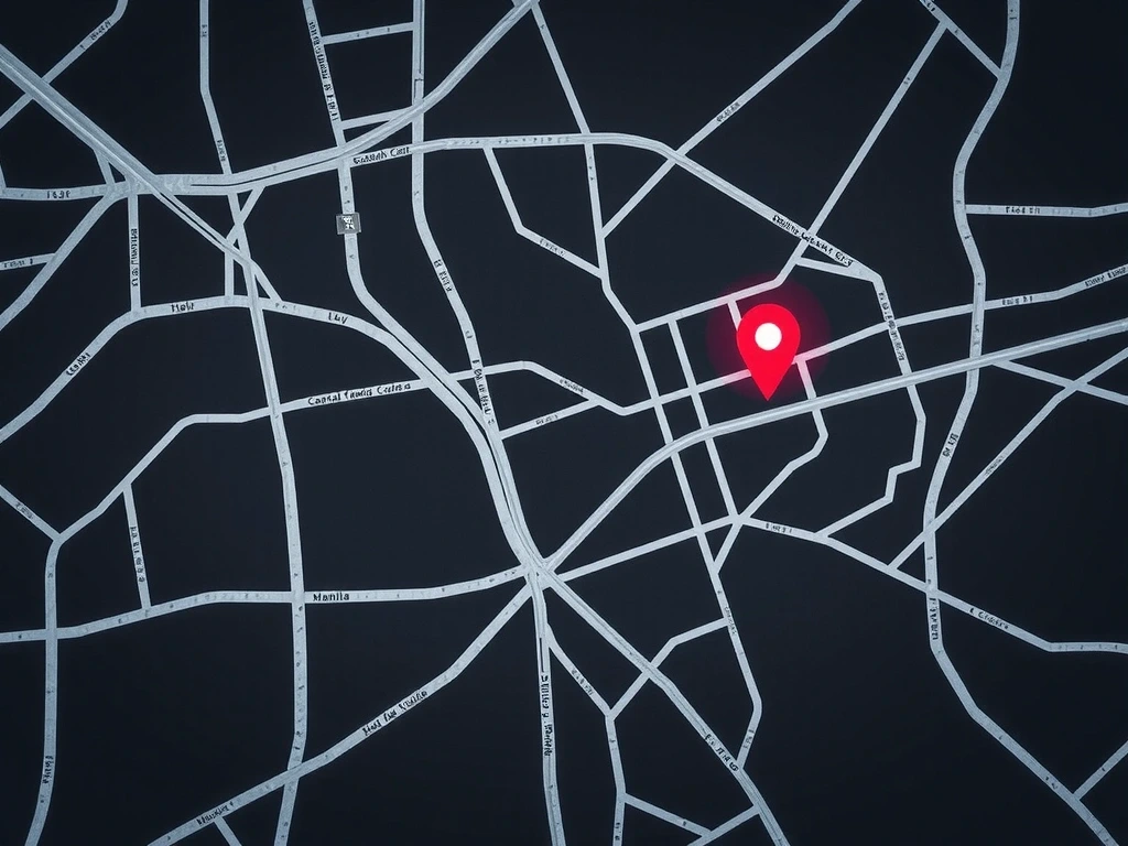 Stylized map showing BuildCraftX operations in Metro Manila